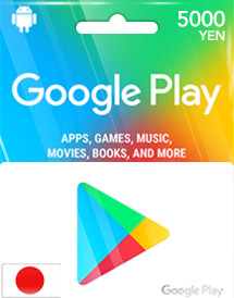 便宜谷歌play 5 000日元礼品卡 日本 Offgamers 在线游戏商店 2021年11月